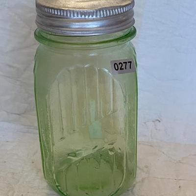 Vaseline green canister