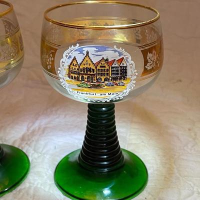 Wittig crystal stemware, made in West Germany set of 2