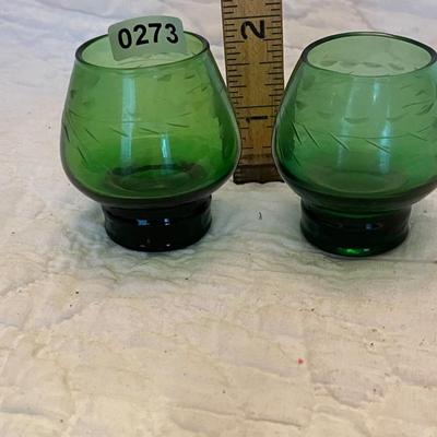 Etched shot glasses