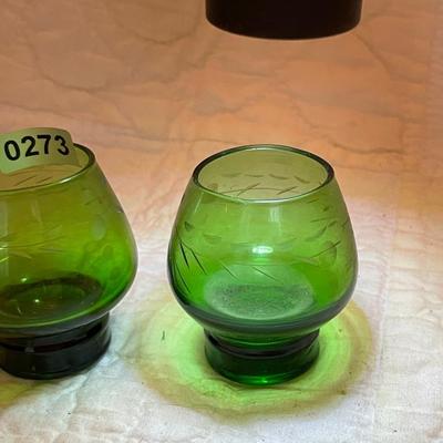 Etched shot glasses