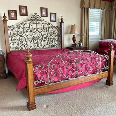 620 Lexington Furniture Southern Living King Four Poster Iron Bed