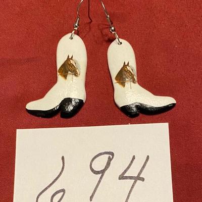 Boot Pierced Earrings