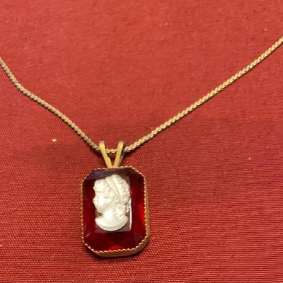 Vintage Cameo Necklace