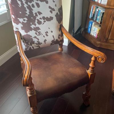 Cow Print Accent Chair