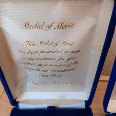 THE MEDAL OF MERIT & REPUBLICAN PRESIDENTIAL LEGION OF MERIT MEDALS