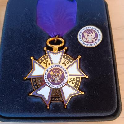 MEDAL OF MERIT & REPUBLICAN PRESIDENTIAL LEGION OF MERIT MEDALS