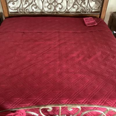 626 Ralph Lauren King Coverlet w/ King Sheet Set