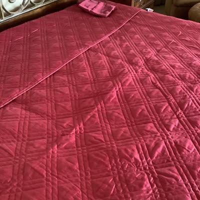 626 Ralph Lauren King Coverlet w/ King Sheet Set