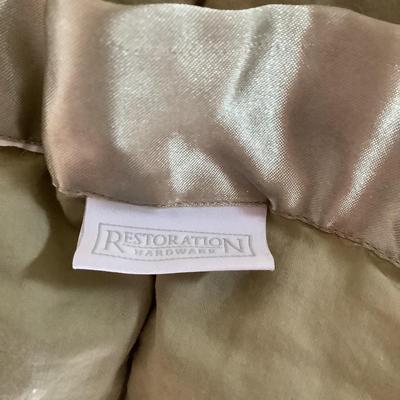 629 Restoration Hardware Down Quilted King Comforter