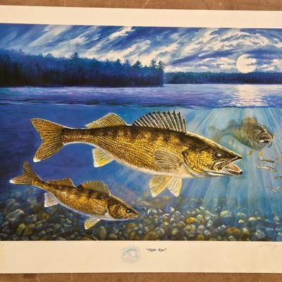Pencil Signed & Numbered "Night 'Eyes" by VIRGIL BECK