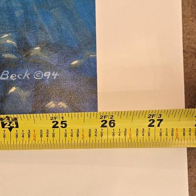 Pencil Signed & Numbered "Night 'Eyes" by VIRGIL BECK