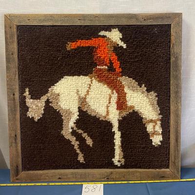 Buckaroo Rug Wall Hanging