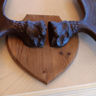 LARGE FAUX MOOSE RACK