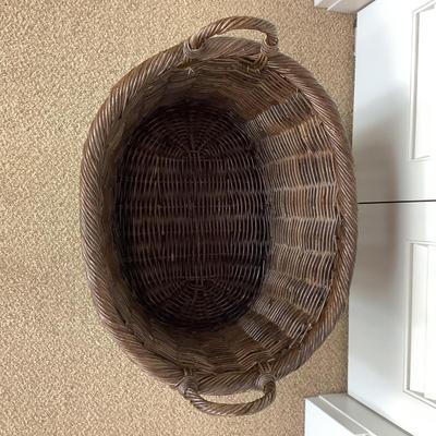 635 Large Rattan Double Handle Basket