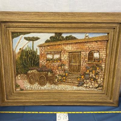 Vintage Mexican Folk Art Hand Painted