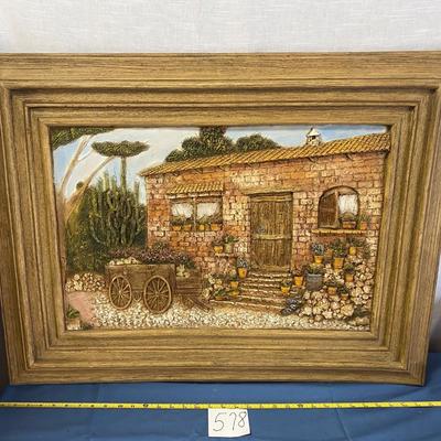 Vintage Mexican Folk Art Hand Painted