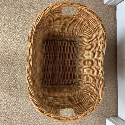 637 Large Rattan Basket