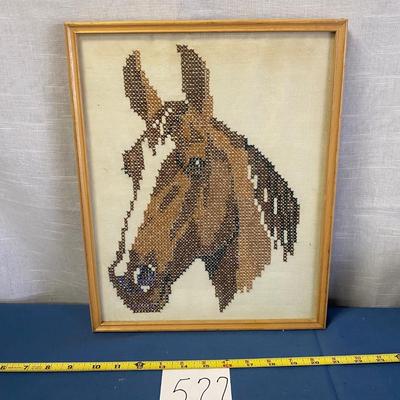Embroidery Horse Wall Art