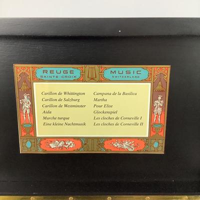 649 Reuge Music Box & Clock
