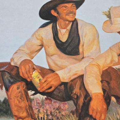 Three Cowboys COORS Print by Gordon Snidow
