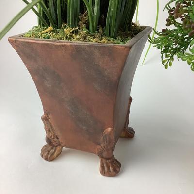652 Two Faux Decorative Greenery