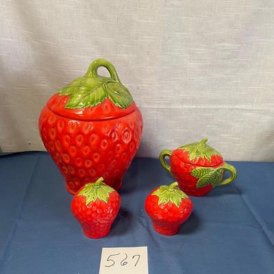 Vintage Strawberry Set