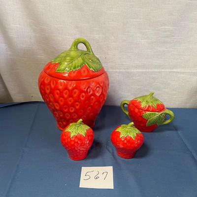Vintage Strawberry Set