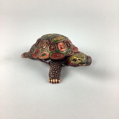 654 Jay Strongwater Jeweled Covered Turtle
