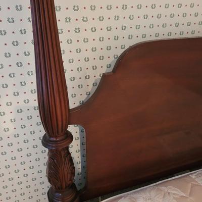 Pair of Twin Two Poster Headboards with Bedframes and Electric Blankets (3GB2-CE)