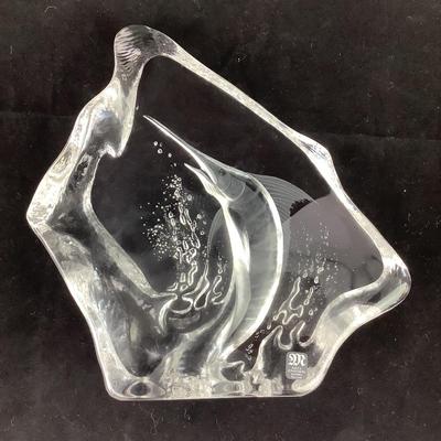 659 Sweden Mats Jonasson Crystal Swordfish