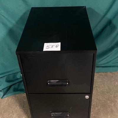 Black File Cabinet