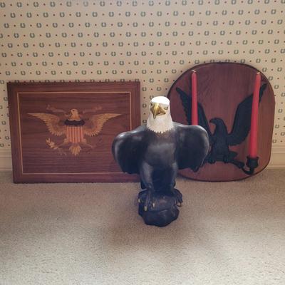 Patriotic American Eagle Decor (3GB2-CE)