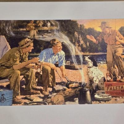 Vintage Falstaff Beer Advertisement Print