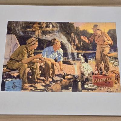 Vintage Falstaff Beer Advertisement Print