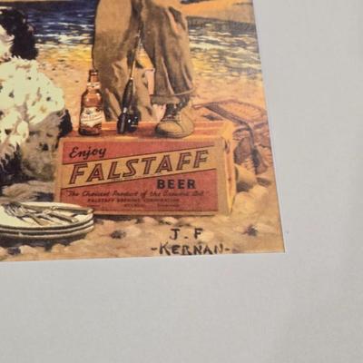 Vintage Falstaff Beer Advertisement Print