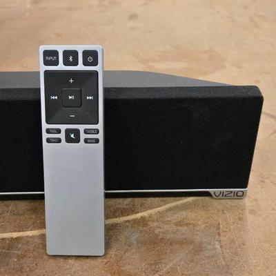 Vizio Sound Bar, Subwoofer, and Remote