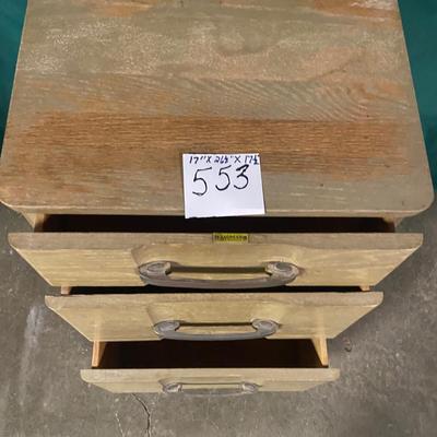 Vintage Blonde MCM Night Stand