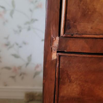 Antique Colonial Style Five Drawer Dresser (3GB1-CE)