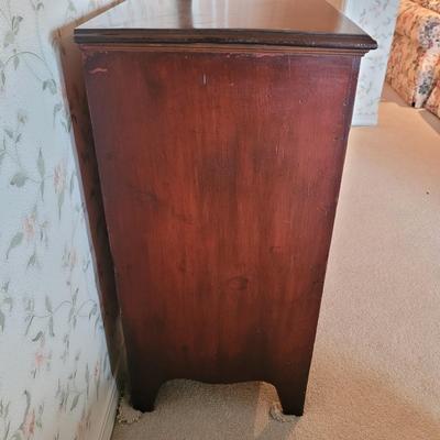Antique Colonial Style Five Drawer Dresser (3GB1-CE)