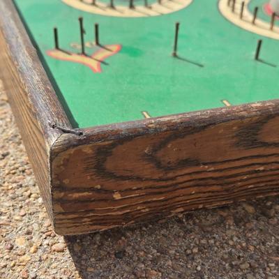 Vintage 1930s The Rambler Game Rich Toys Morrison Illinois Marble Pinball Game