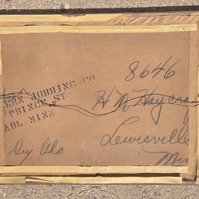 RARE Antique 'Where Men are Men' Lithograph by Philip R Goodwin