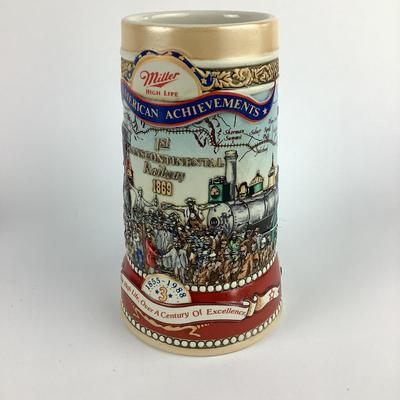 665 Franklin Mint Train w/ Miller High Life Stein "Great American Acheivement" & Liberty Bell