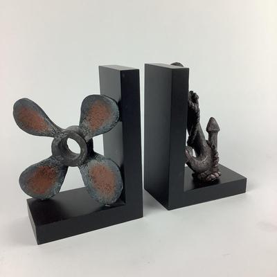 669 Anchor/Propeller Composite Bookends