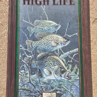 Miller High Life 'Crappie' Mirror by Scott Zoellick