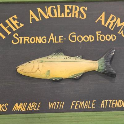 Wood Fishing Deco