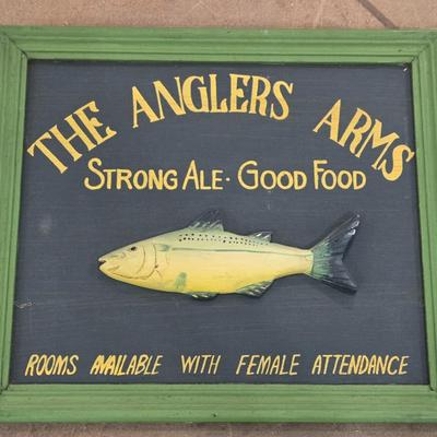 Wood Fishing Deco