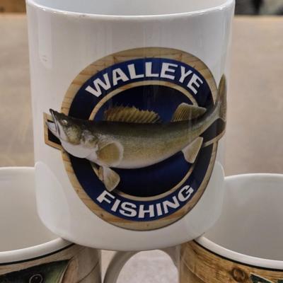 Vintage Fishing Coffee Mugs