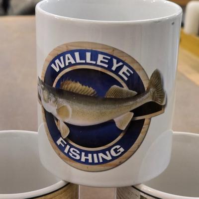 Vintage Fishing Coffee Mugs