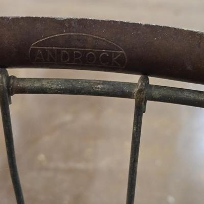 Vintage Metal Egg Collection Basket