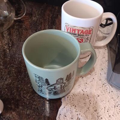 CO RENAISSANCE HANDMADE LIMITED EDITION MUG, MR COFFEE 12 CUP AND OTHER MUGS